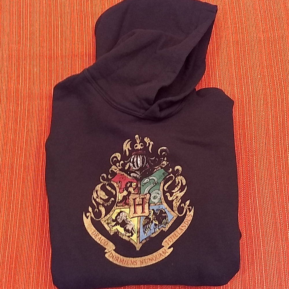 Harry Potter wizarding world hoodie youth size XL black EUC